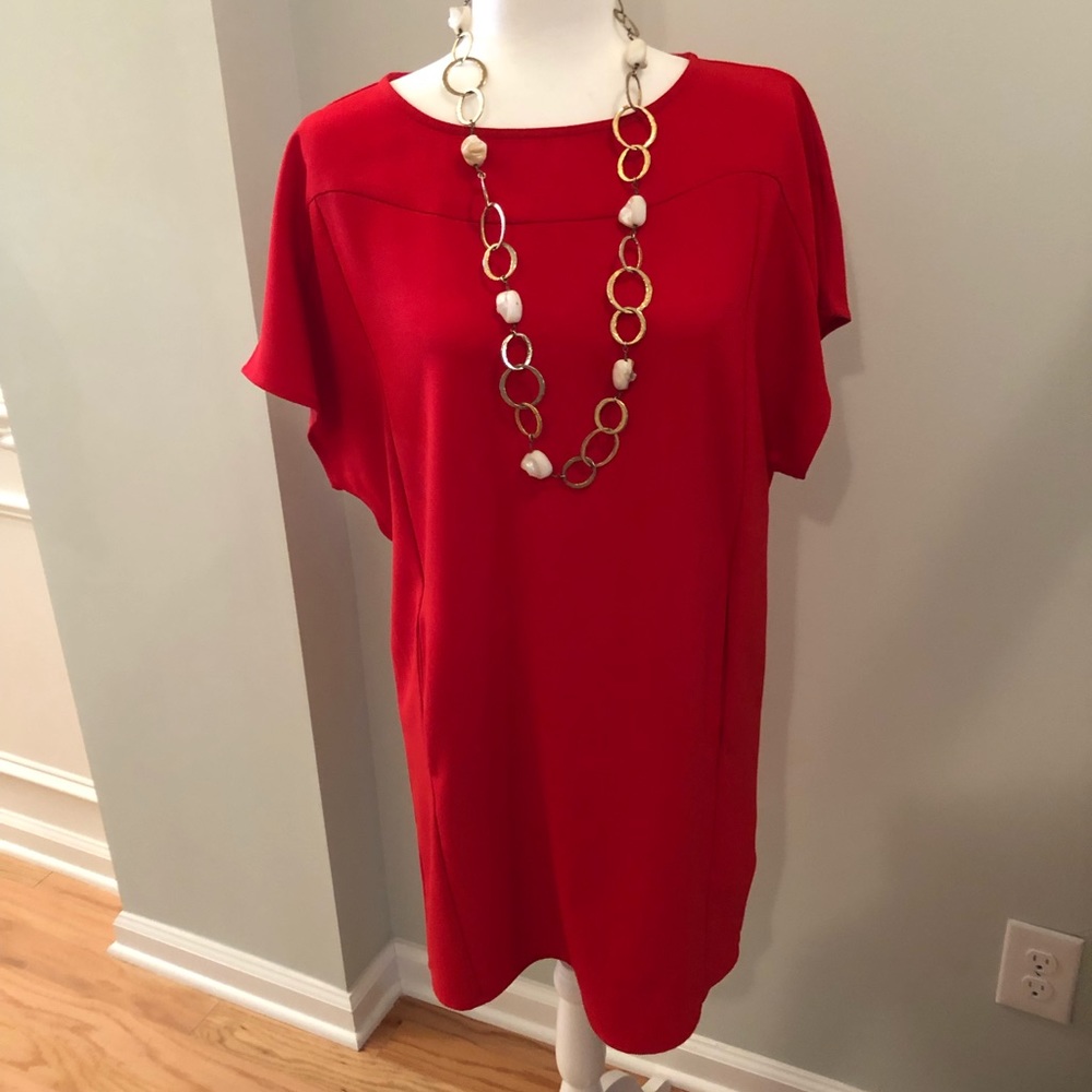 Lilla P Dolman Short Sleeve Dress